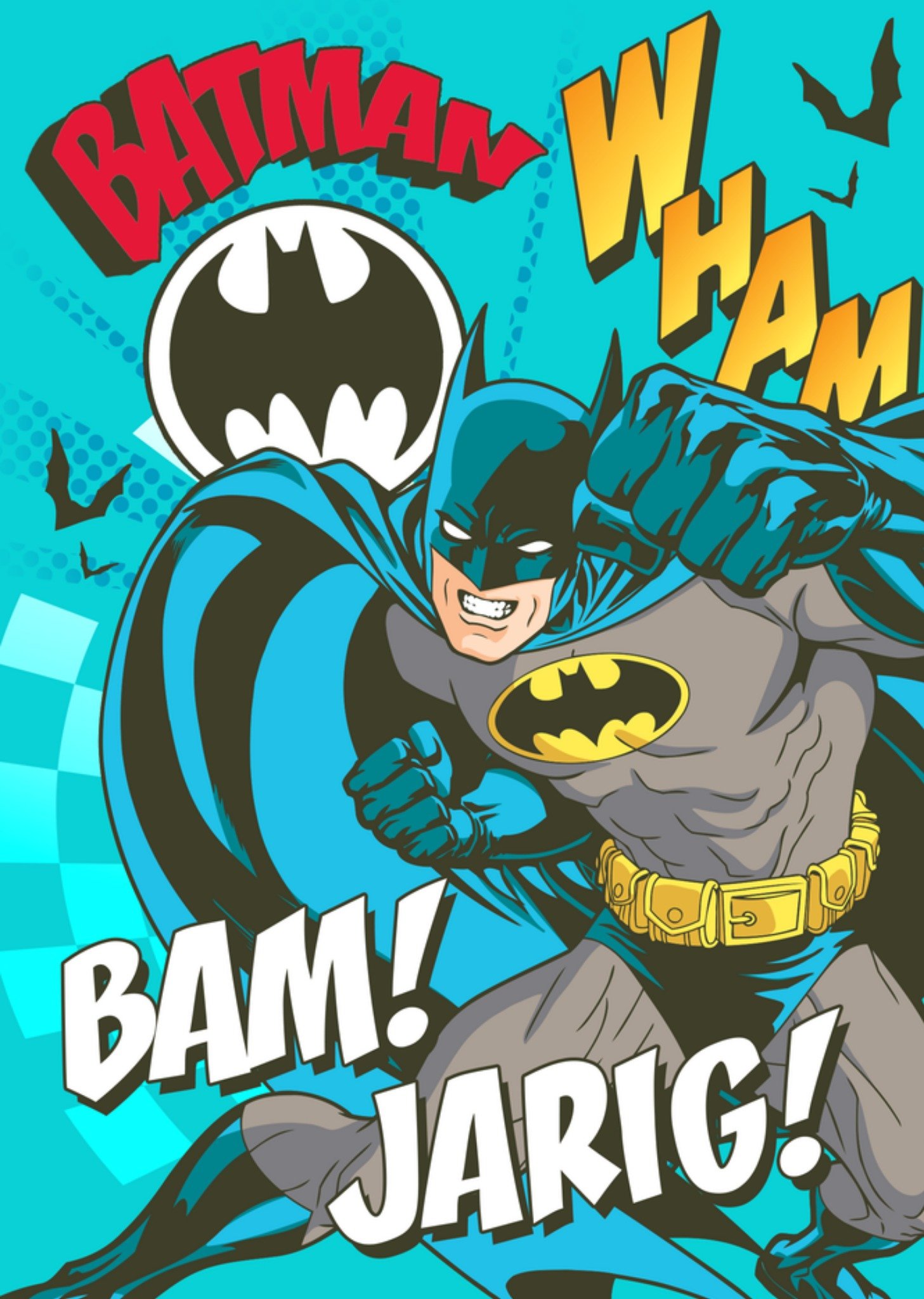 Warner Bros Verjaardagskaart Wham Kaart Batman