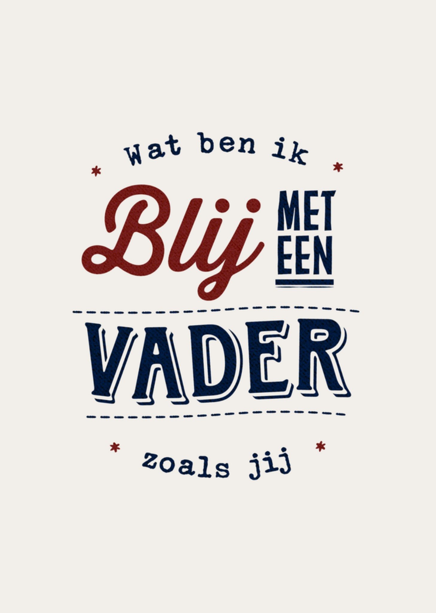 Greetz Vaderdagkaart vader Standard Card