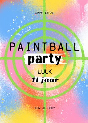 Greetz | Kinderfeestje | Paintball