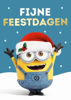 Minions | Kerstkaart | Fijne feestdagen