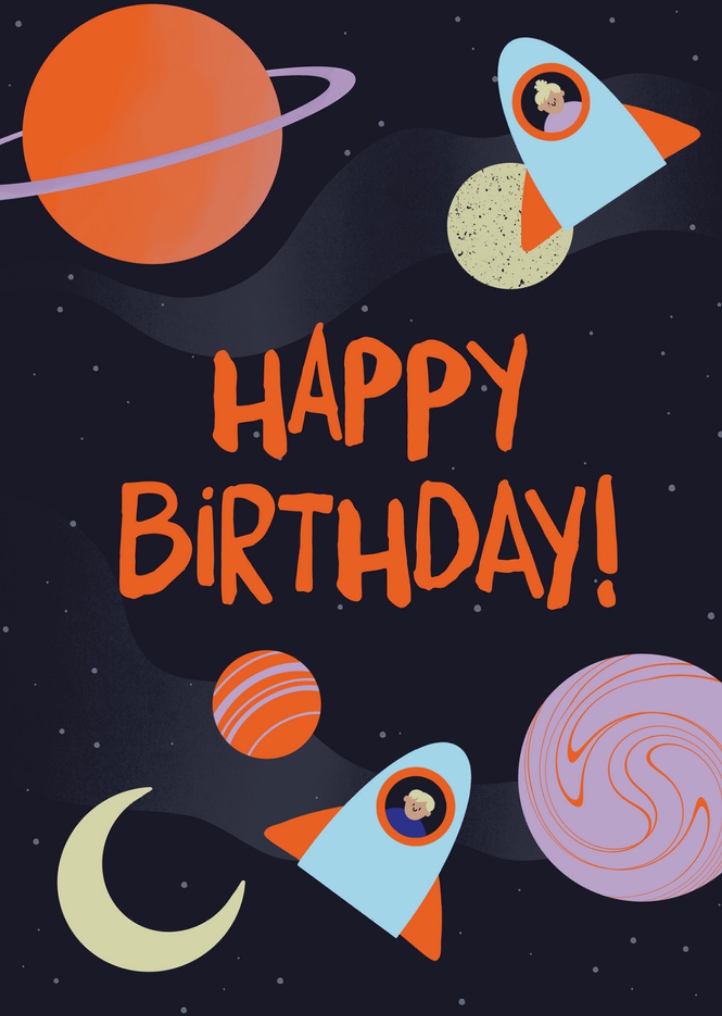 Verjaardagskaart Ruimte Kaart Greetz