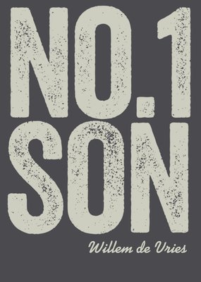 Greetz | Verjaardagskaart | No.1 son