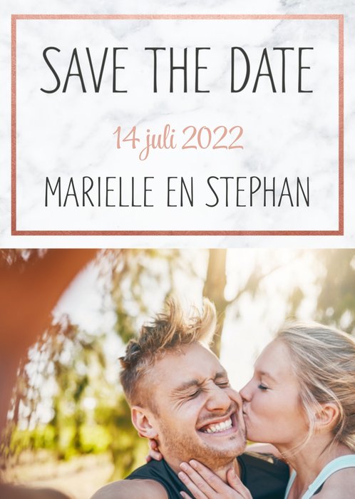 Greetz | Save the date | fotokaart met naam