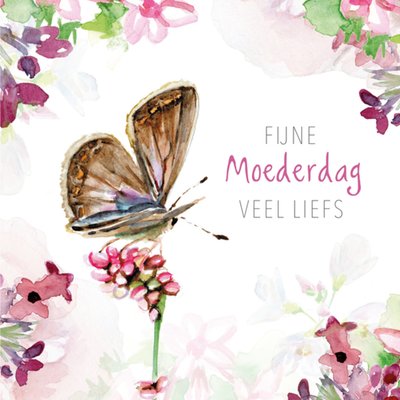 Michelle Dujardin | Moederdagkaart | Vlinder