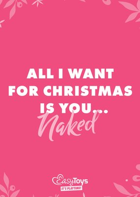EasyToys | Kerstkaart | All I want for Christmas...