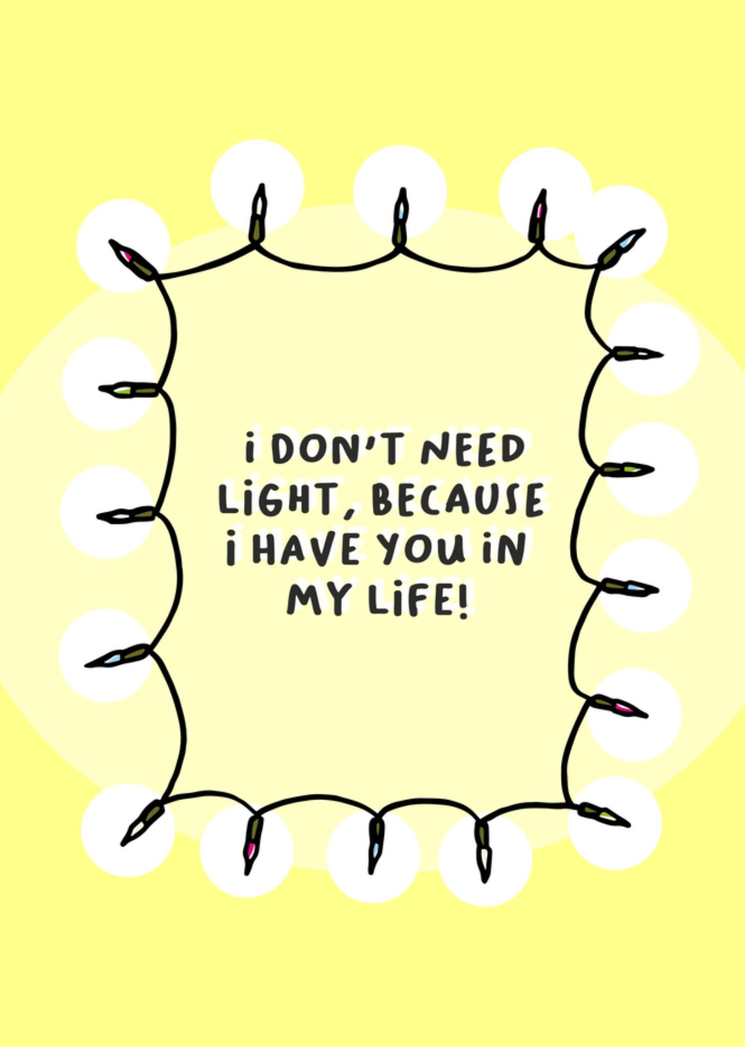 Kerstkaart liefde Liefs Jansje