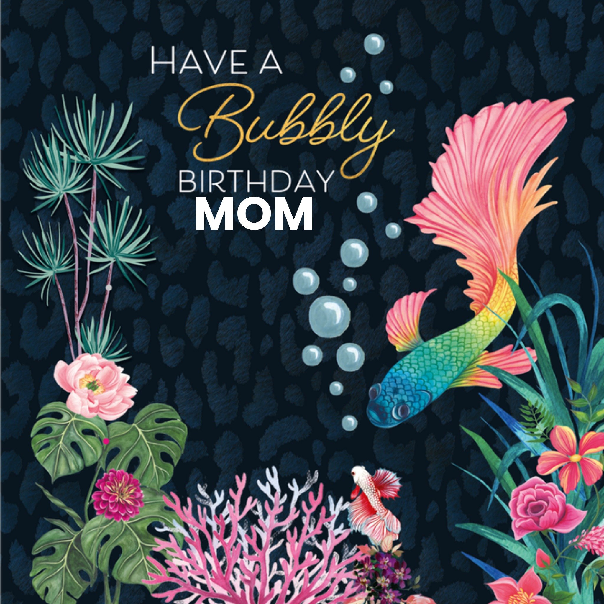 Verjaardagskaart Bubbly Vierkante Kaart Melli Mello