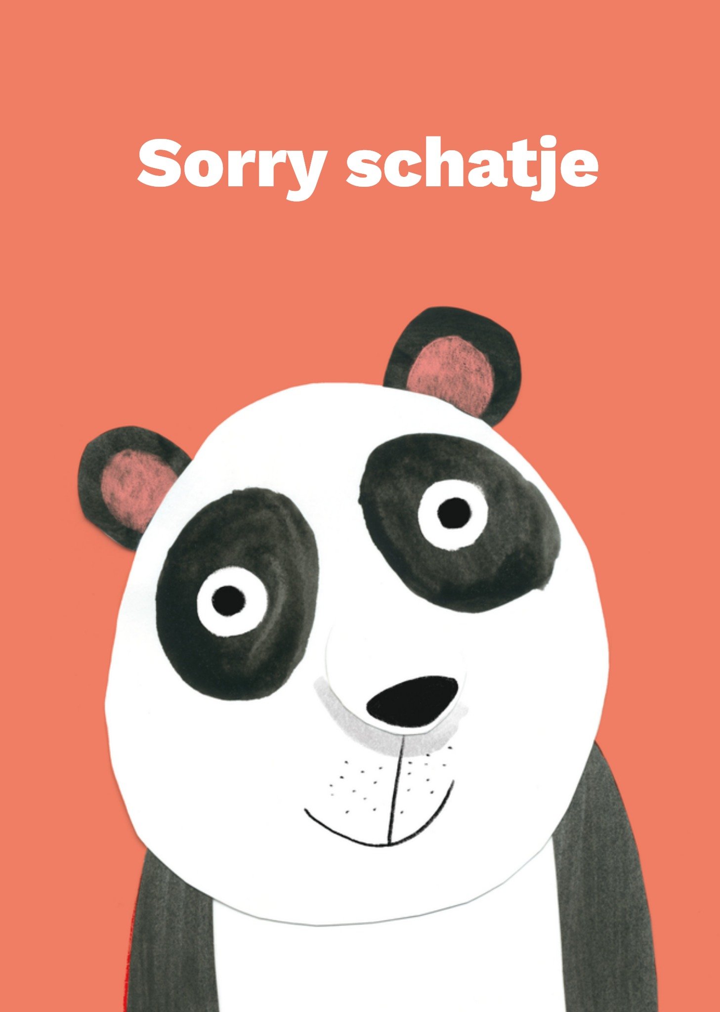 Loes Riphagen - Sorry kaart - Panda