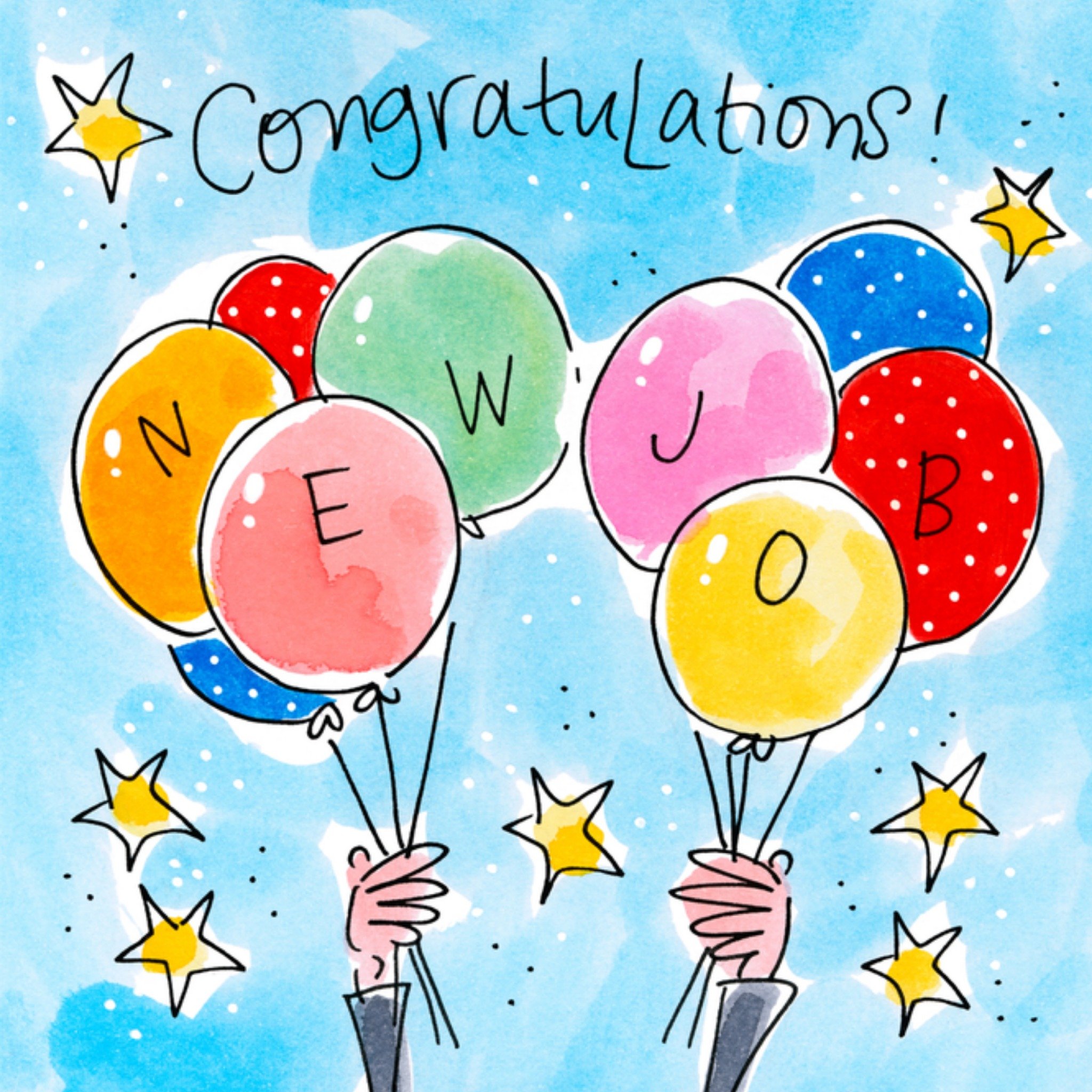 Nieuwe baan ballonnen Vierkante Kaart Blond Amsterdam