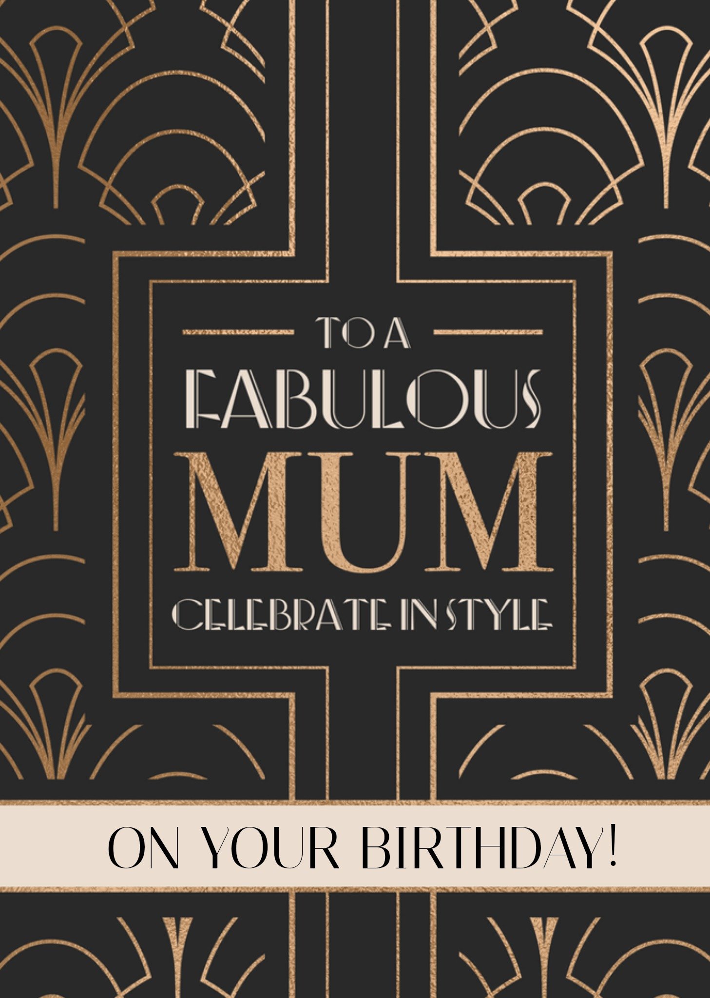 Greetz Verjaardagskaart Fabulous mum Standard Card