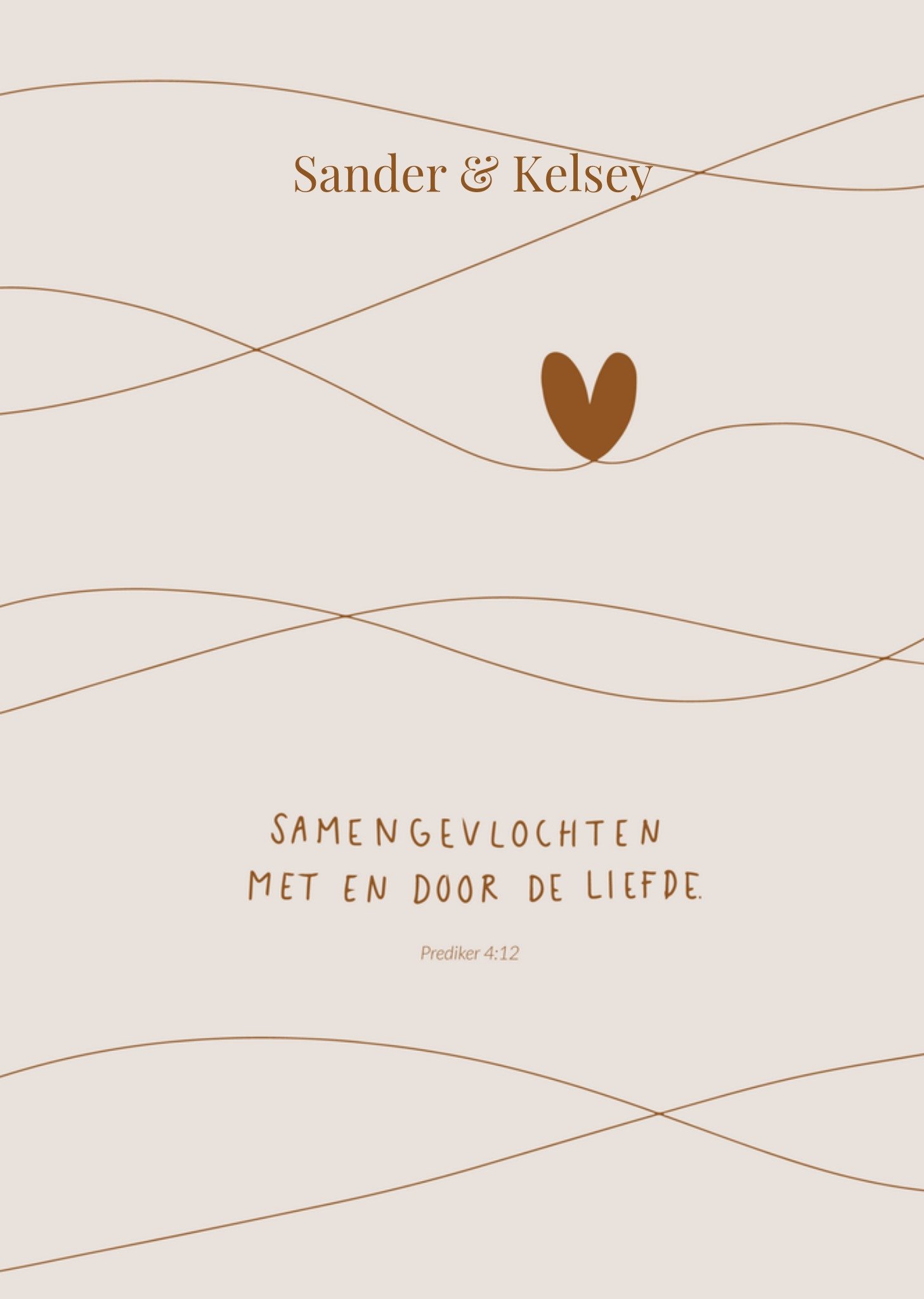 Dagelijkse Broodkruimels Huwelijkskaart Liefde Kaart Dageliijkse Broodkruimels