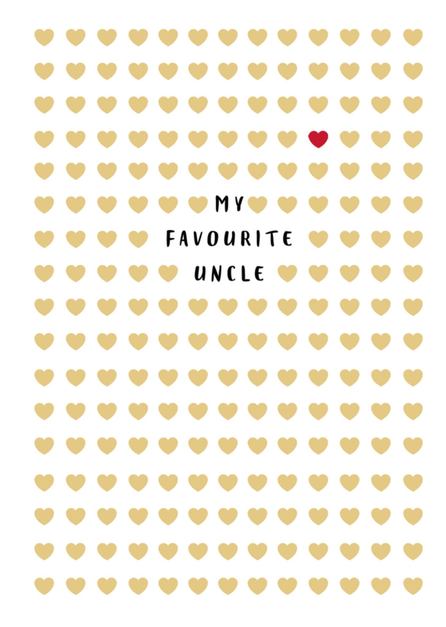 Valentijnskaart hartjes oom Kaart UK Greetings