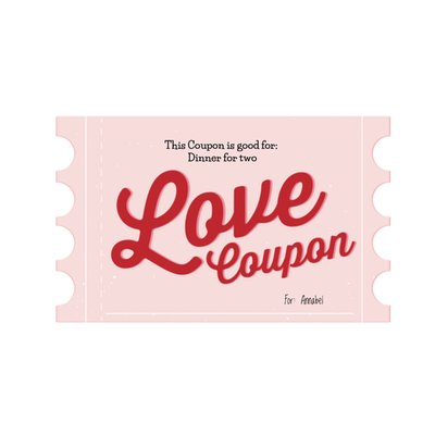 Greetz | Valentijnskaart | Love coupon