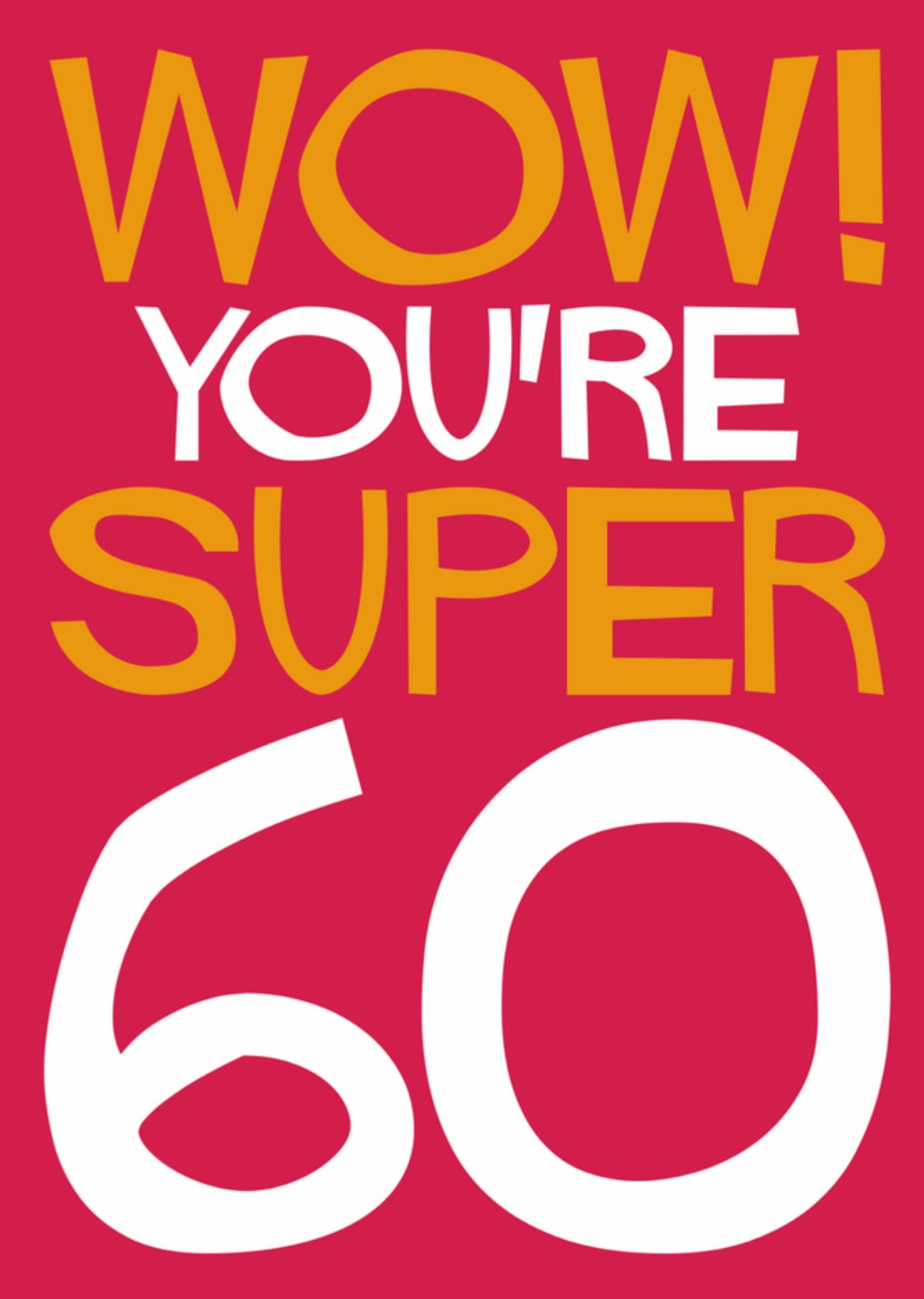 Verjaardagskaart 60 jaar Kaart Dean Morris