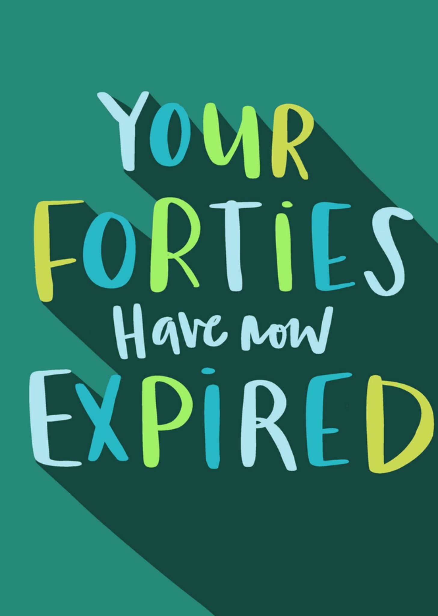 Verjaardagskaart veertig Kaart Lucy Maggie