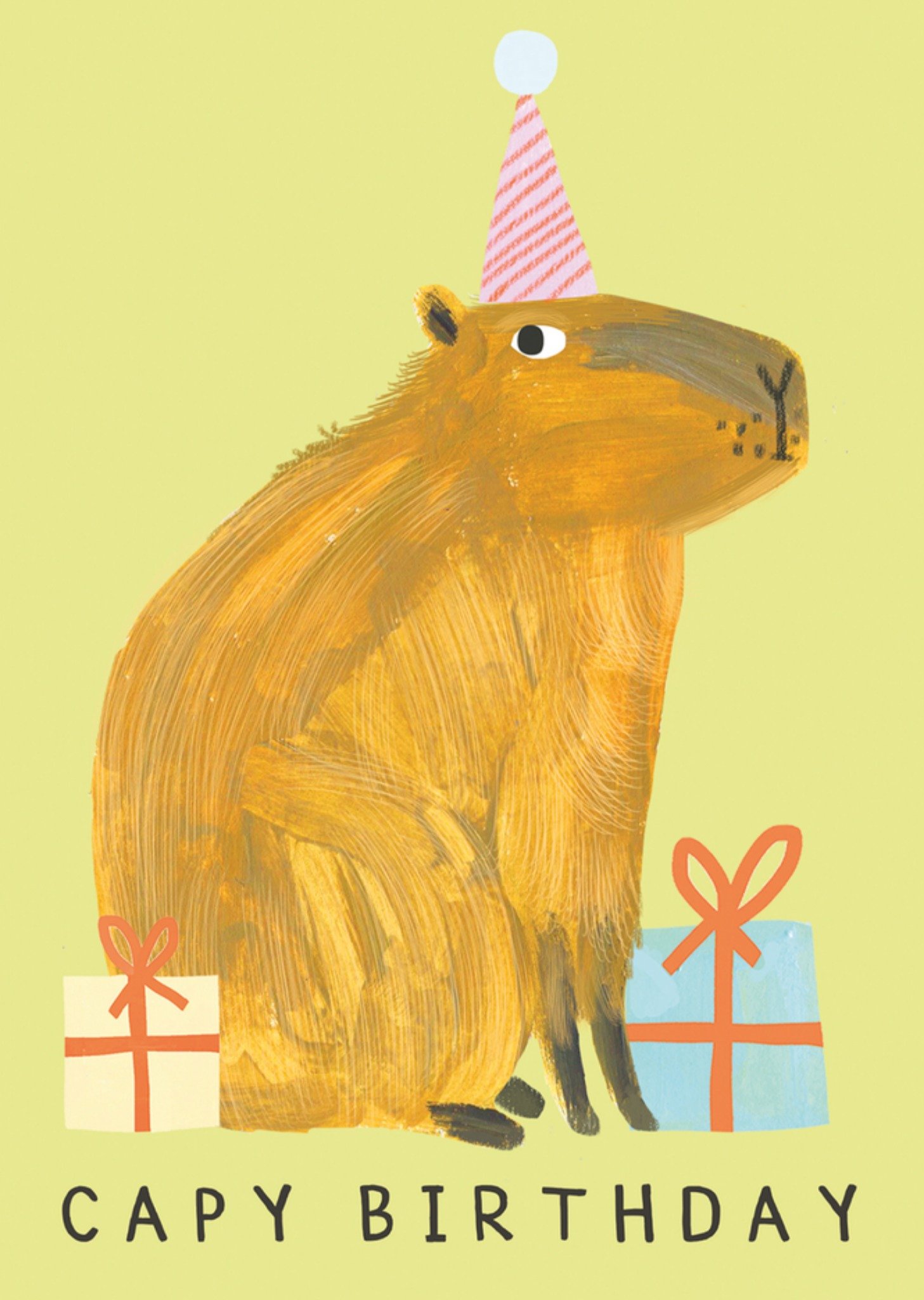 Verjaardagskaart Capy birthday KaartJolly Awesome