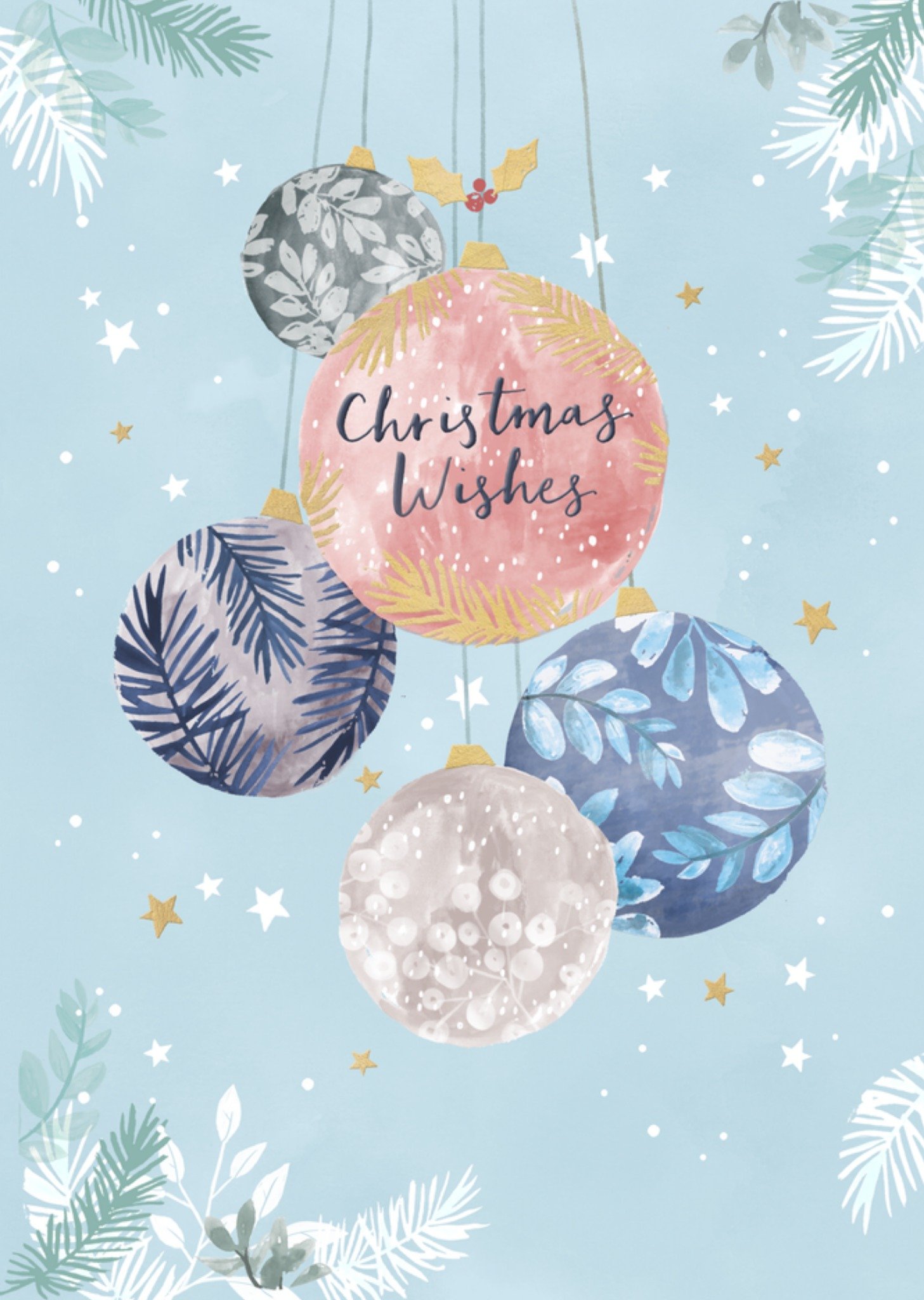 Kerstkaart Christmas Wishes UK Greetings