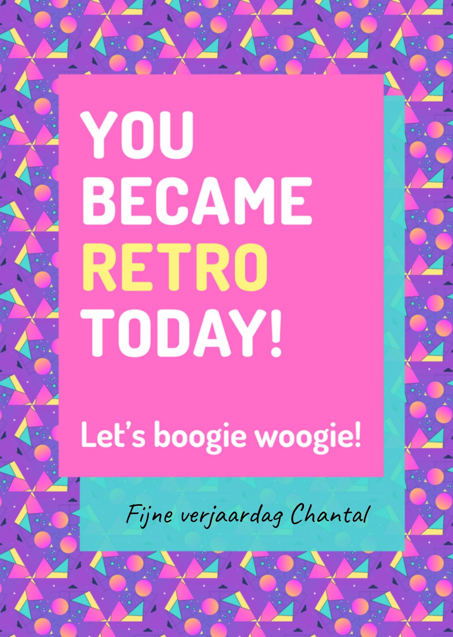 Verjaardagskaart Retro Kaart Love Repeat