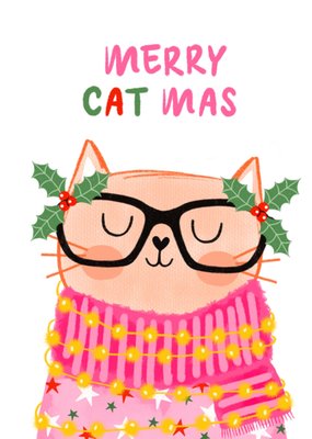 Marieke Witke | Kerstkaart | Merry Catmas | Lief