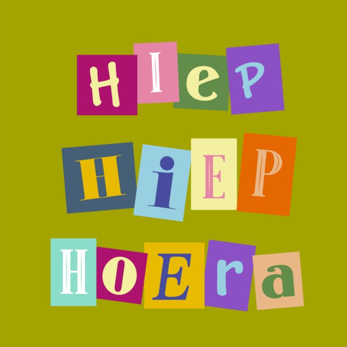 Greetz | Verjaardagskaart | hiep hiep hoera