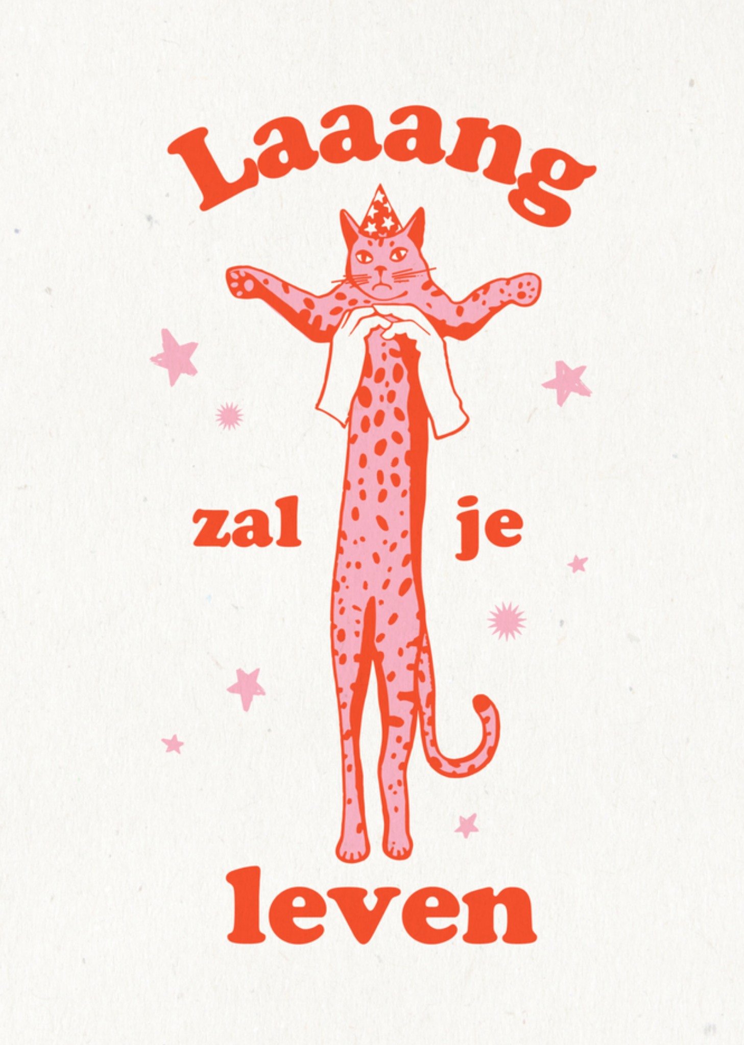 Greetz Verjaardagskaart laaang zal je leven Standard Card