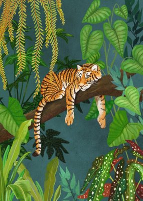 Petit Konijn | Zomaarkaart | jungle | tijger