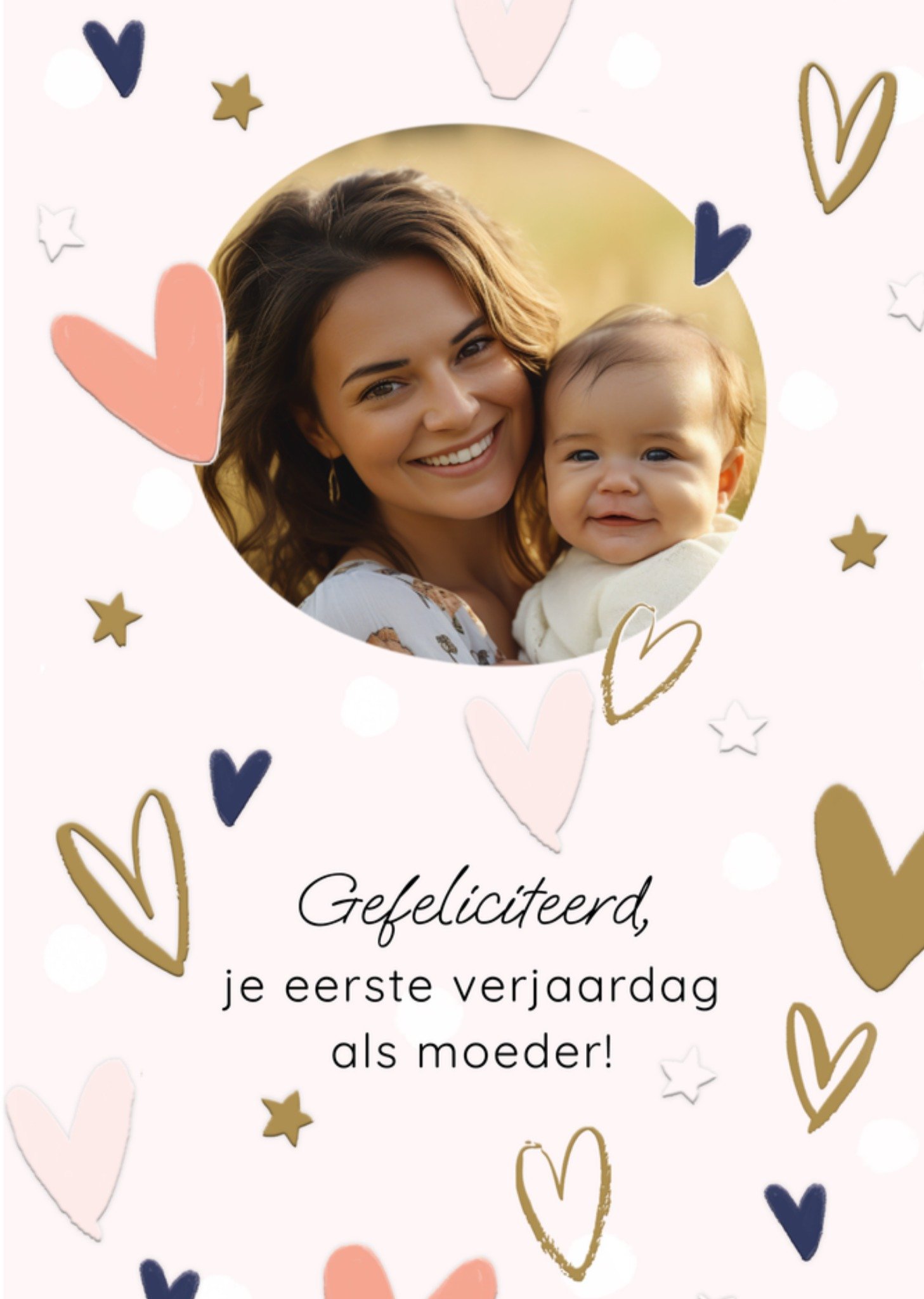 Verjaardagskaart Met foto Kerseverse mama Kaart TMS