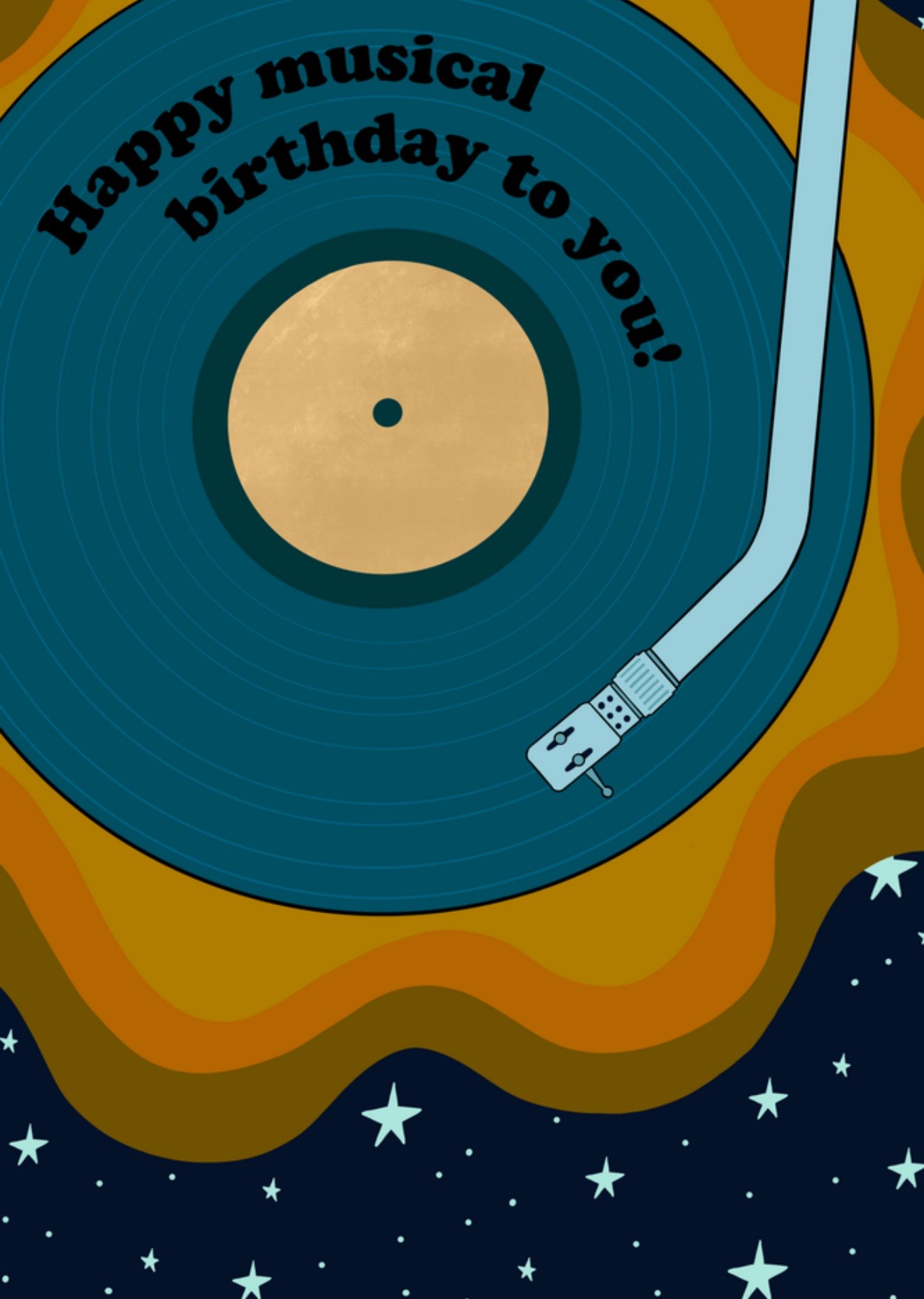Greetz Verjaardagskaart muziek Standard Card