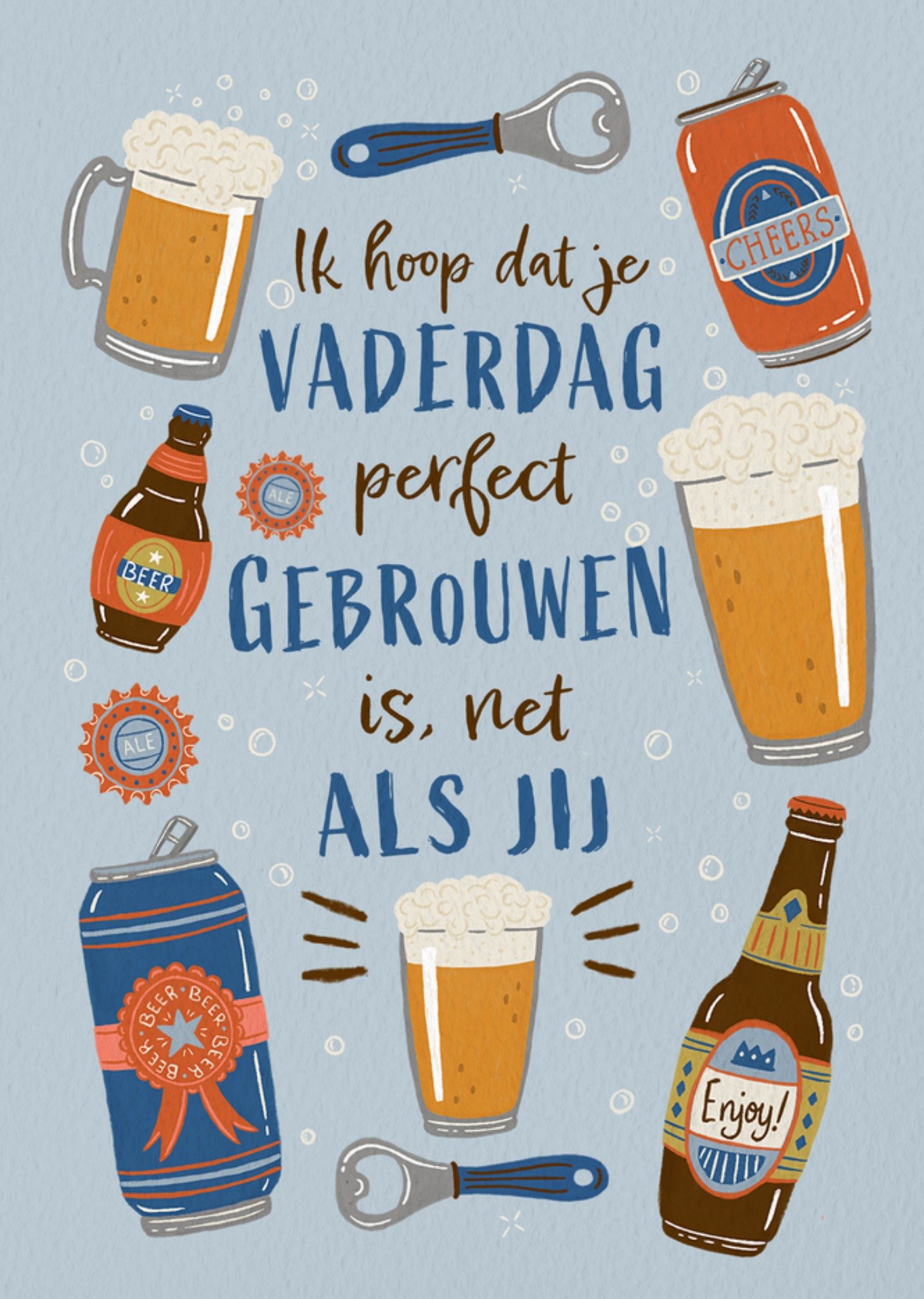 Vaderdagkaart Bier Kaart Greetz