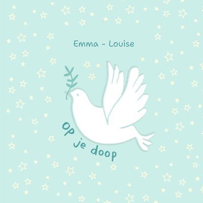 Stella Isaac | Doopkaart | met naam