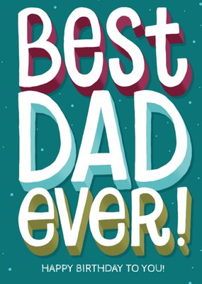 Greetz | Verjaardagskaart | best dad ever!