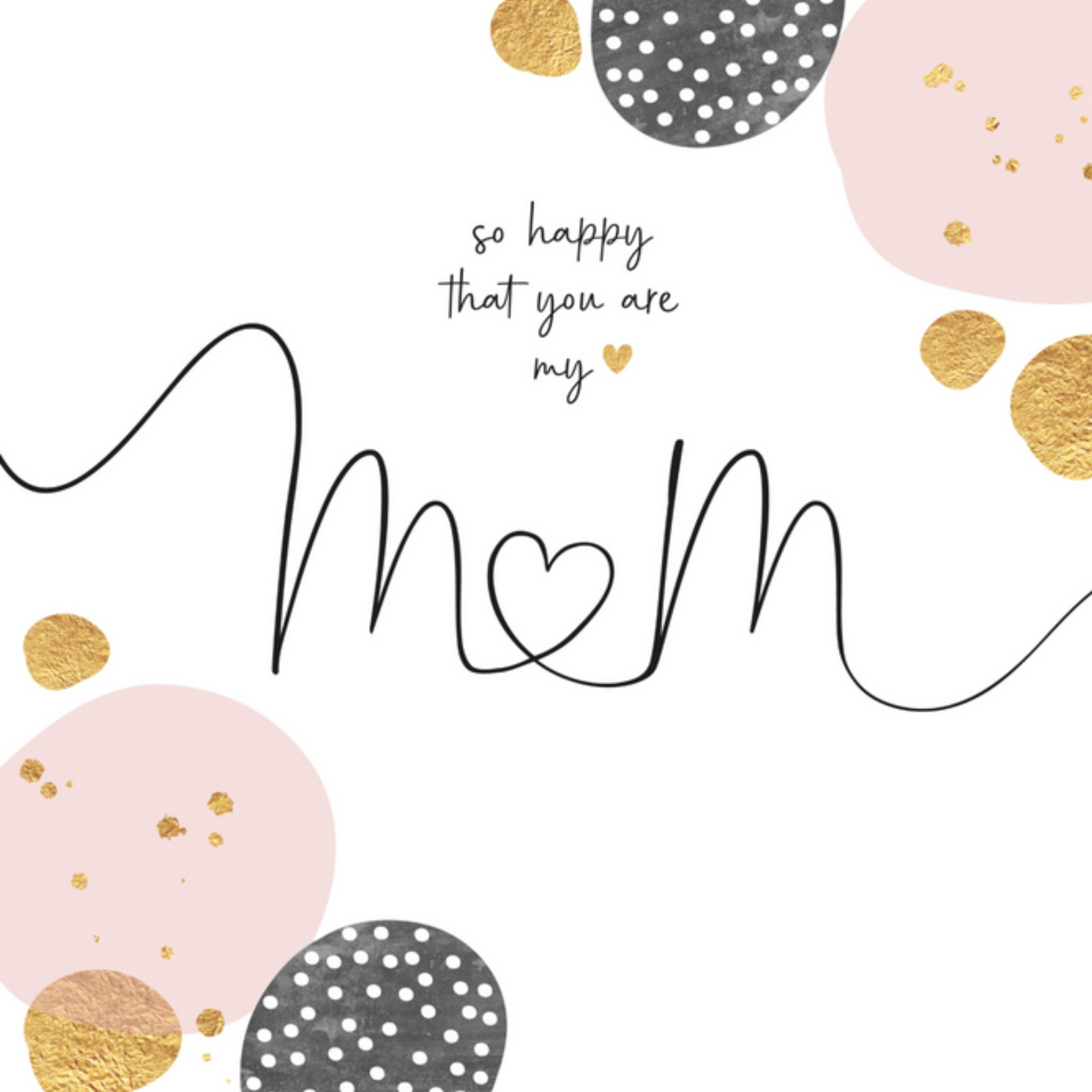 Tsjip - Moederdagkaart - So happy - Mom