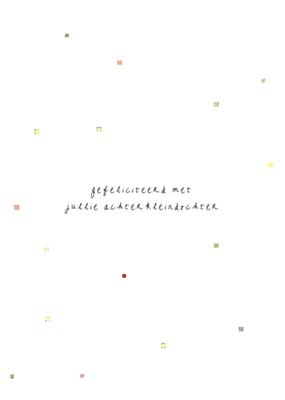 MILA | Geboortekaart | achterkleindochter
