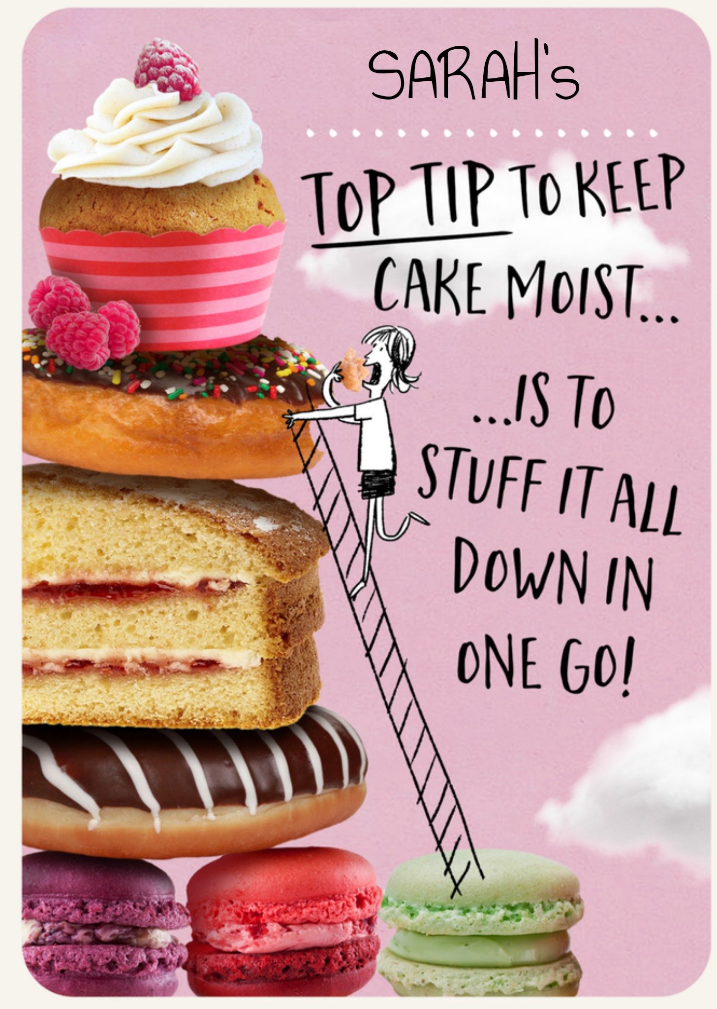 Greetz Verjaardag Cupcake Foto Standard Card