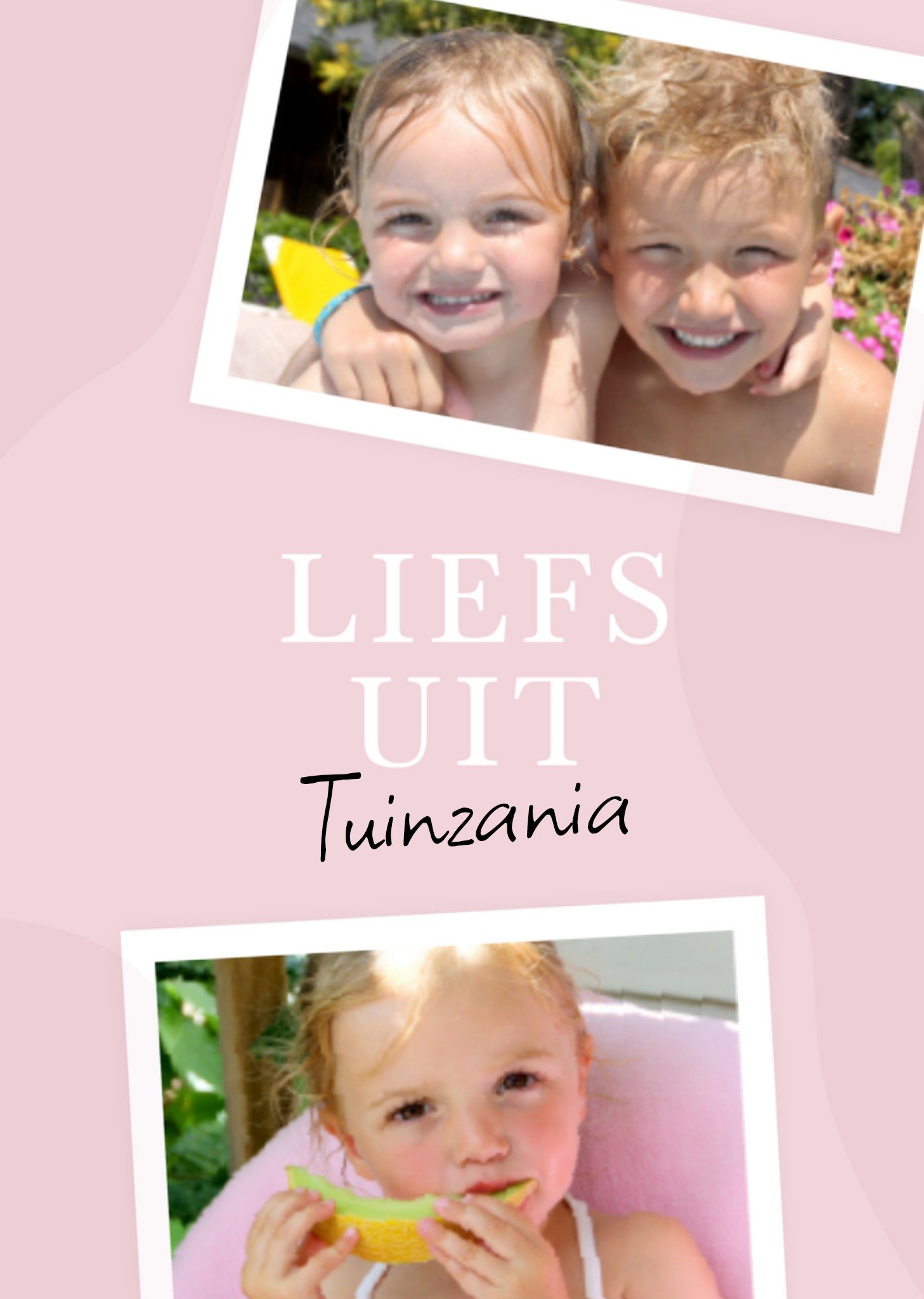 Vakantiekaart Groetjes uit Kaart Greetz