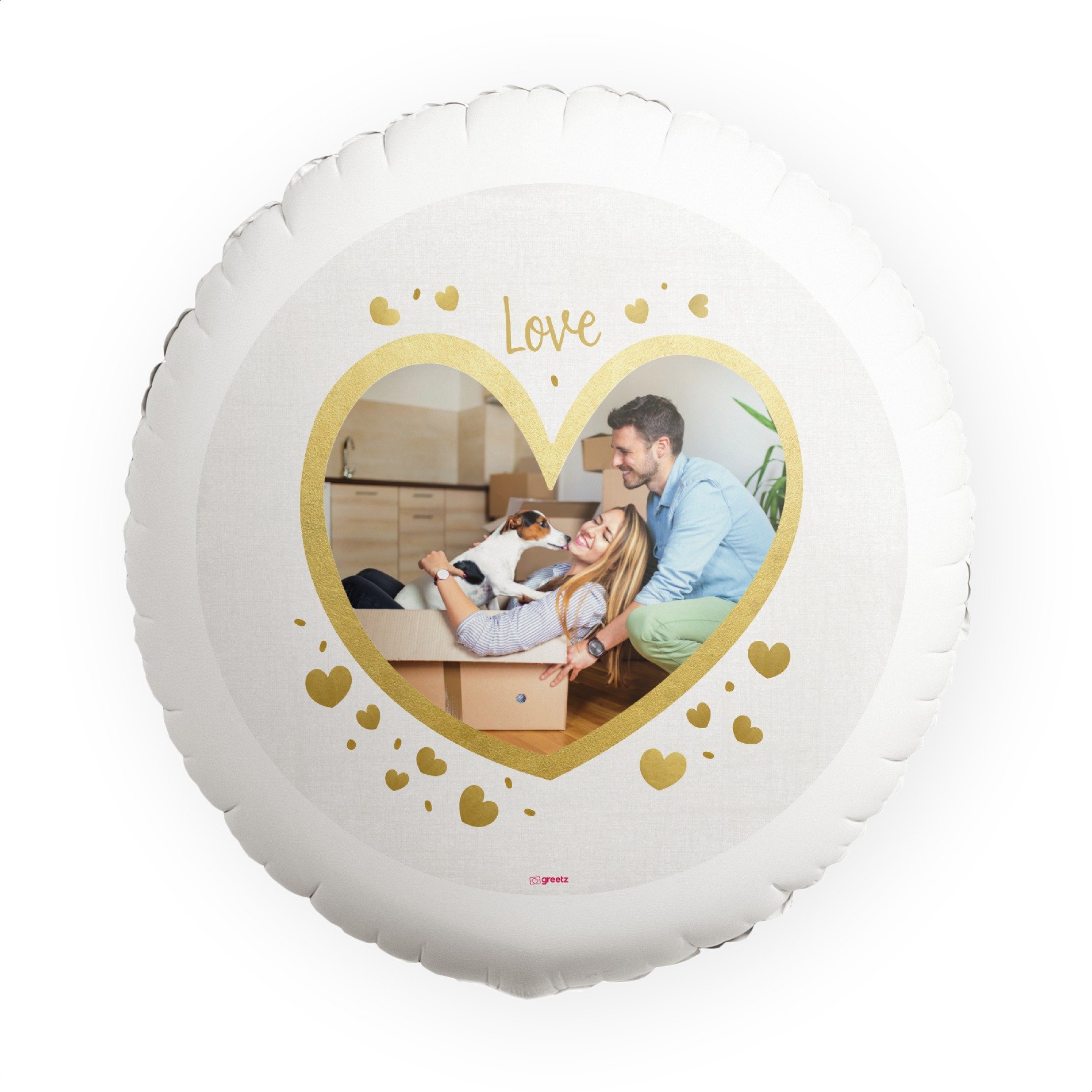 Ballon Love met eigen foto Greetz