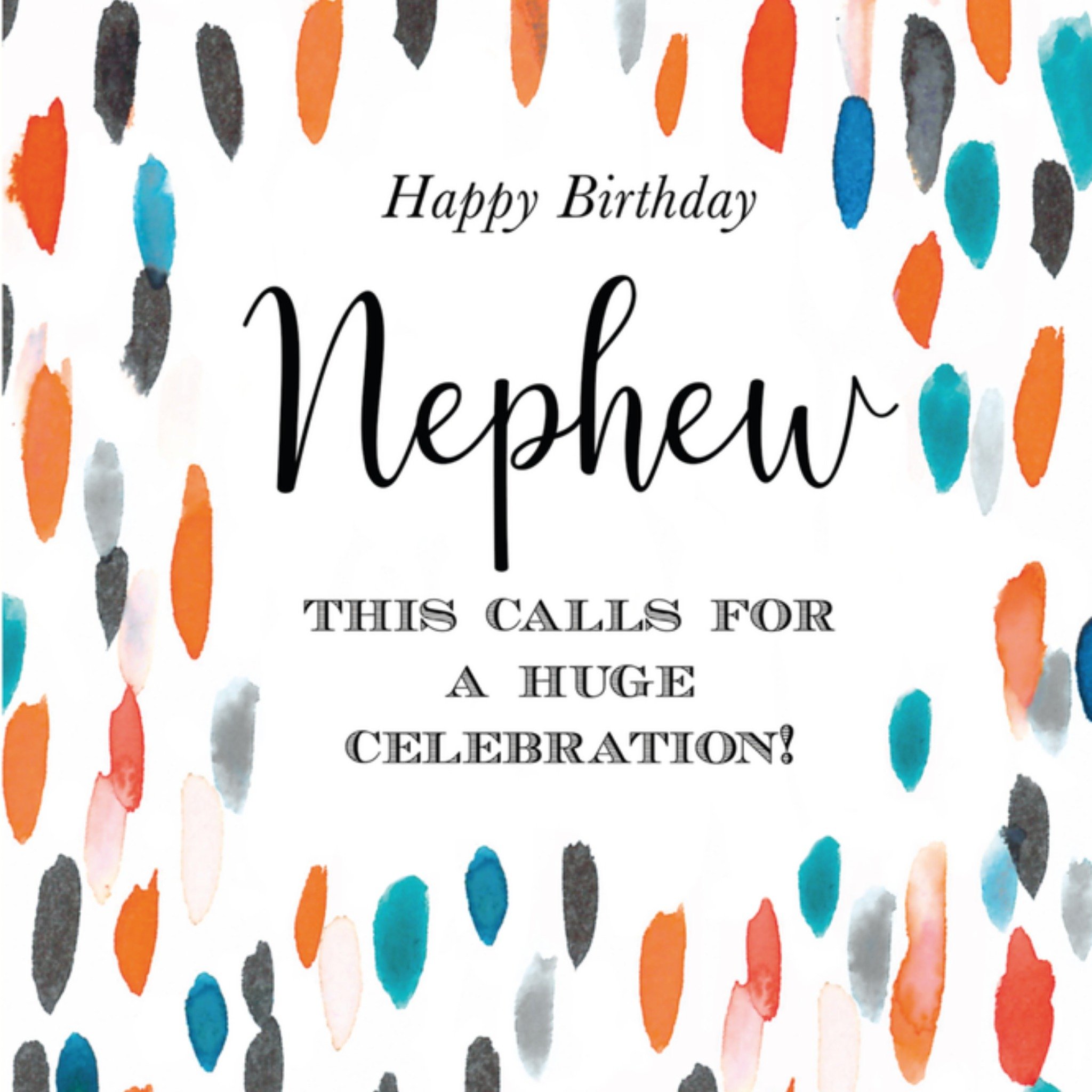 Abacus Cards Abacus Verjaardagskaart neefje stippen Vierkant