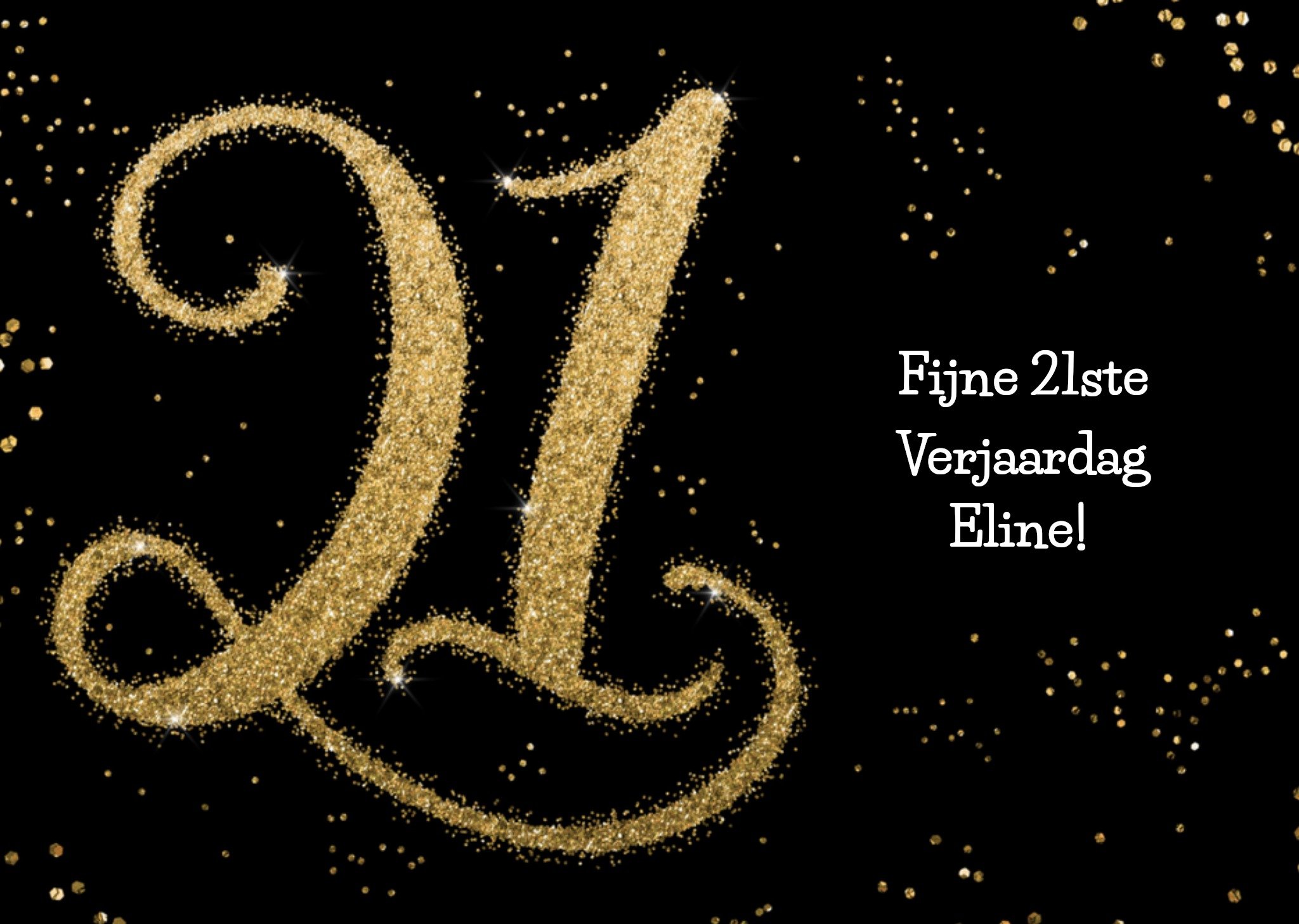 Letters by Julia Verjaardagskaart met naam Kaart Letters By Julia