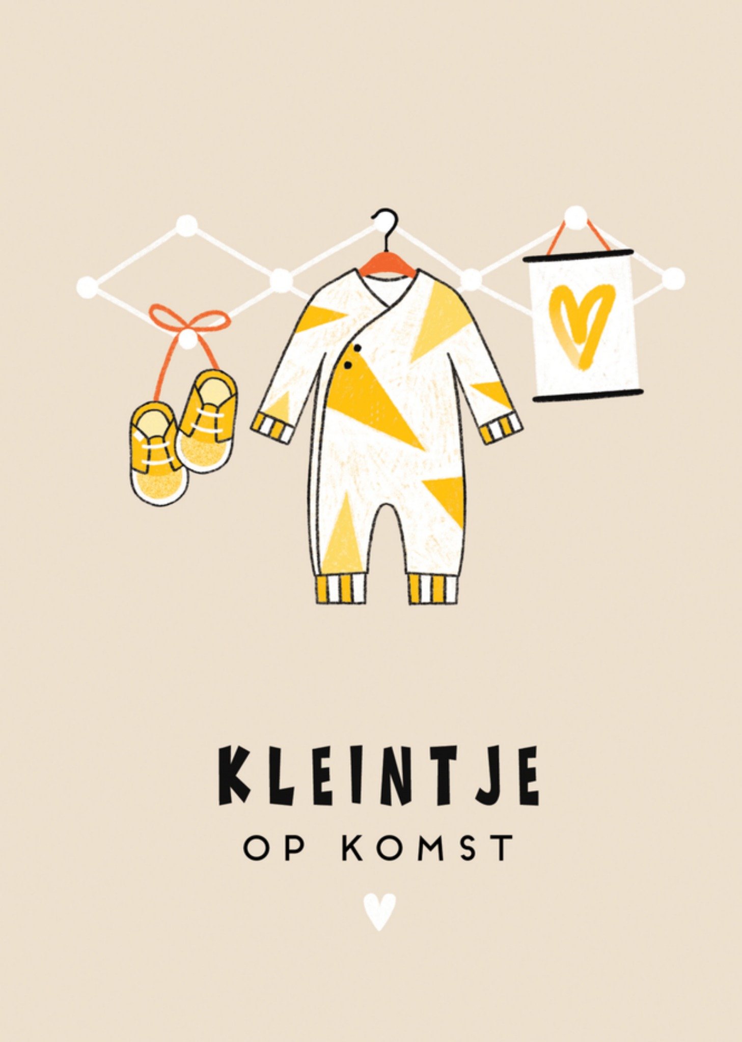 Zwangerschapskaart rompertje Kaart Marieke Witke