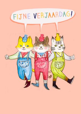 Greetz | Verjaardag | Kat | Roze