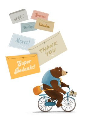 Greetz | Bedanktkaart | Beer op de fiets
