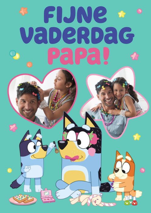 Greetz | Vaderdagkaart | Bluey | Fijne vaderdag papa!