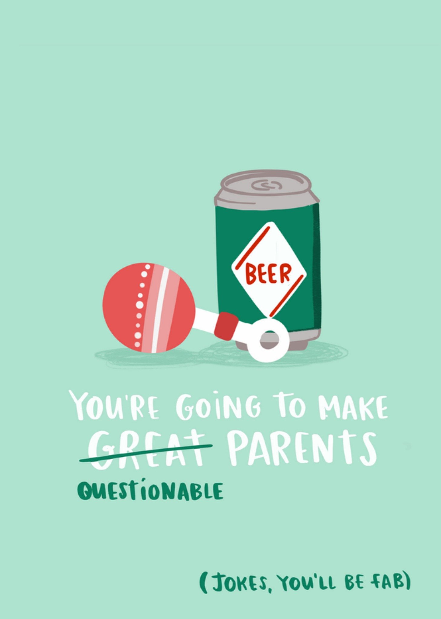 Zwanger kaart illustratie Kaart Lucy Maggie