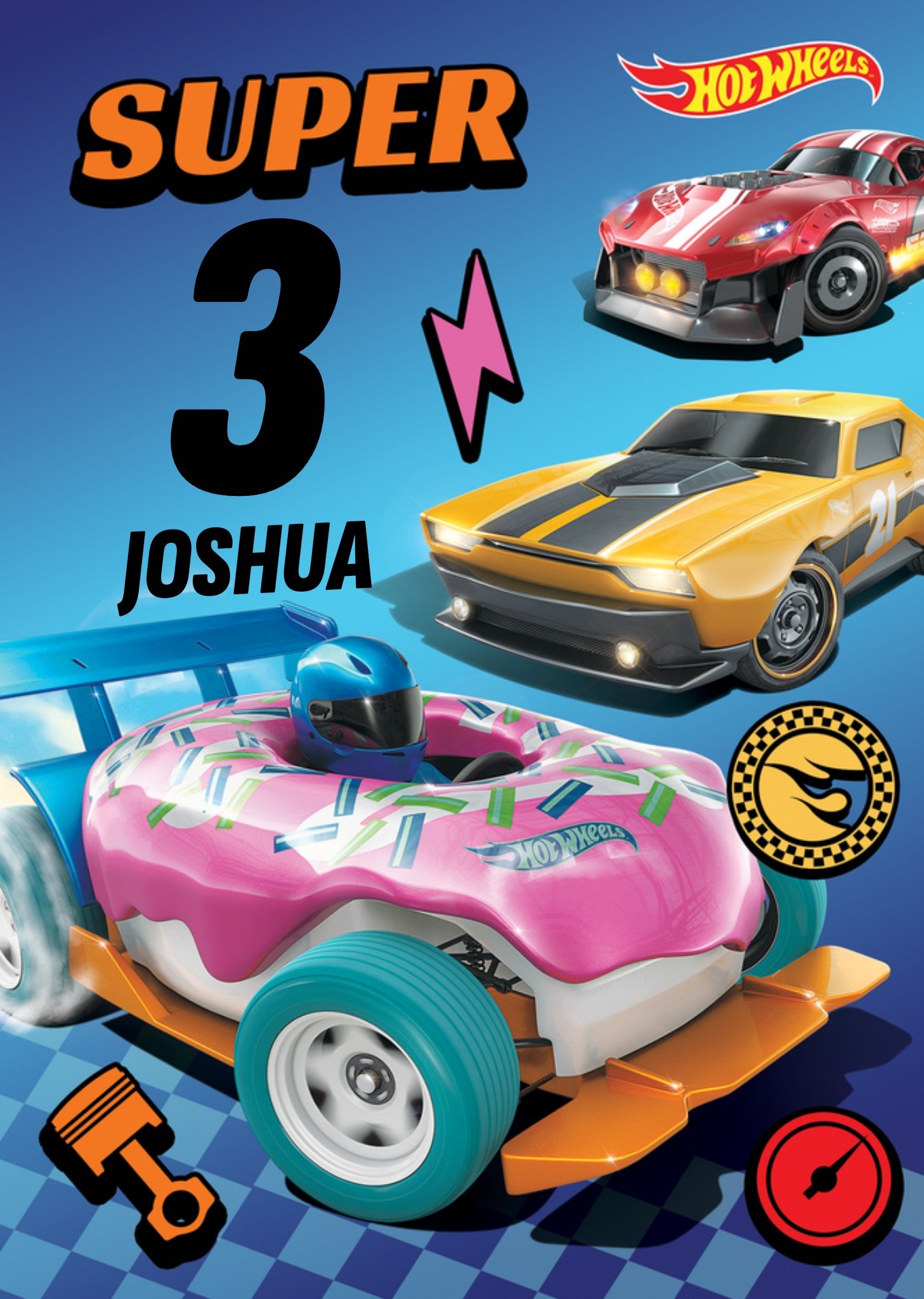 Verjaardagskaart Super Kaart Hot Wheels