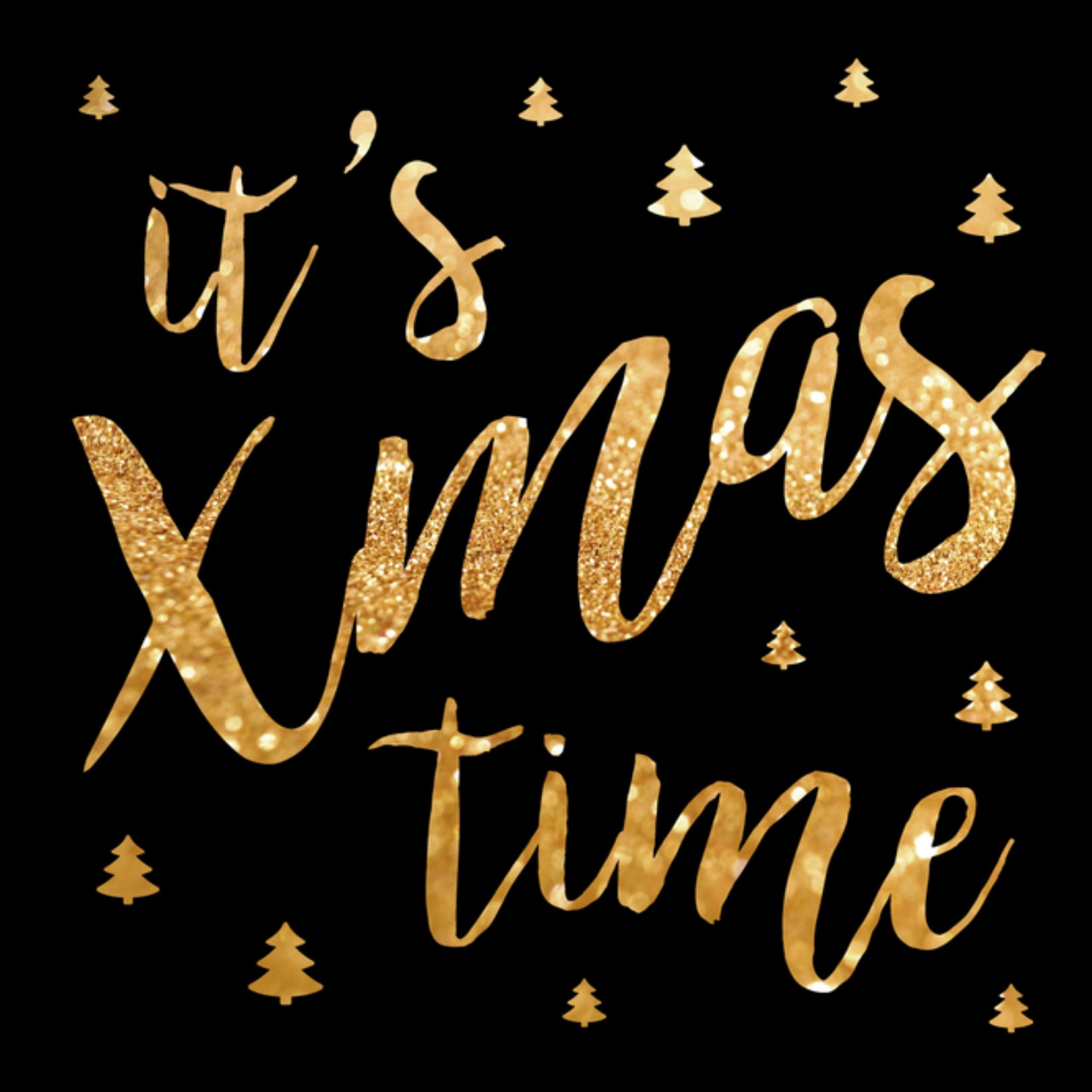 Greetz Kerstkaart xmas time Vierkant