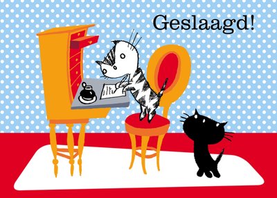 Fiep Westendorp | Geslaagd kaart | illustratie
