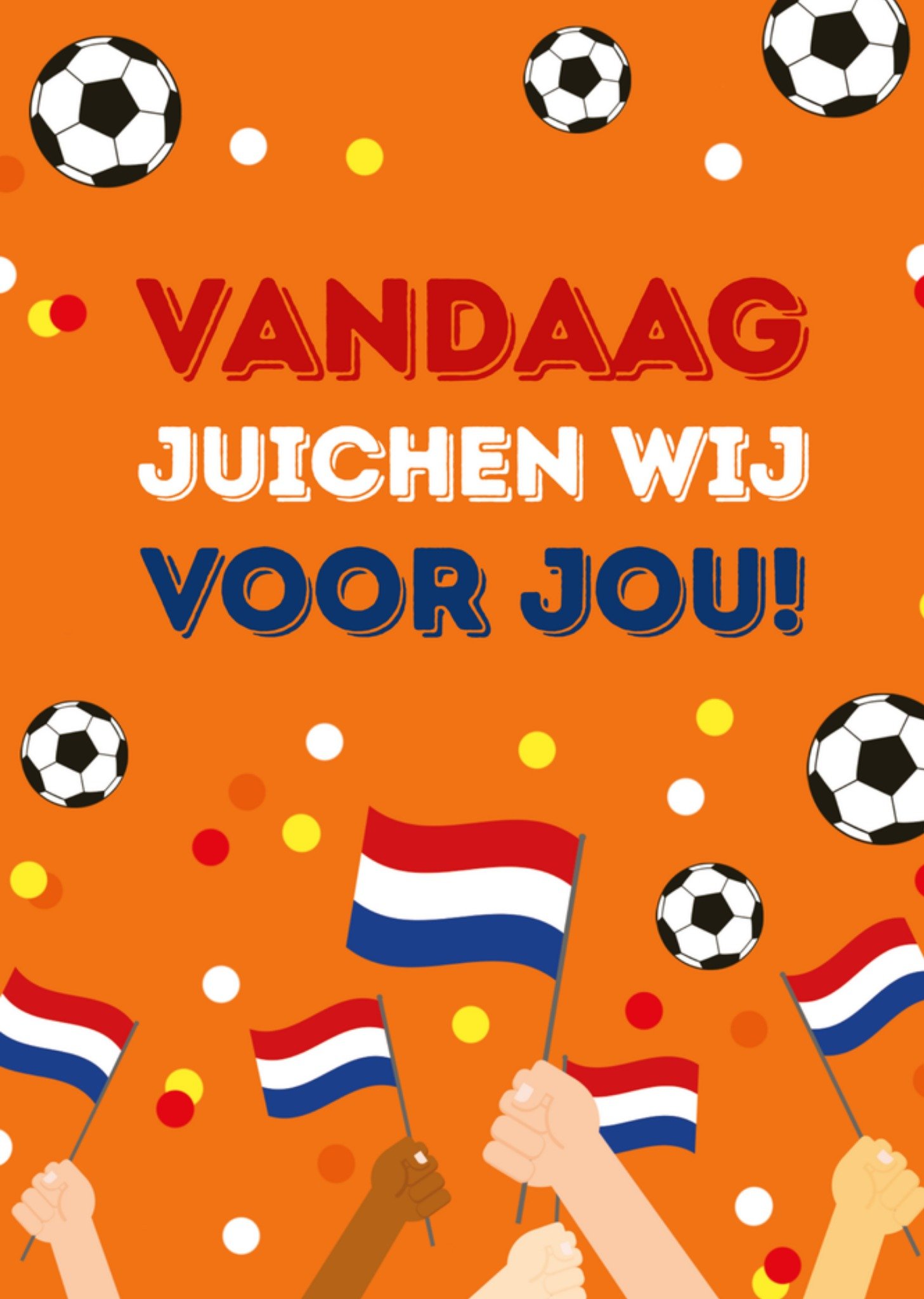 Vrolijk Oranje Kaart TMS