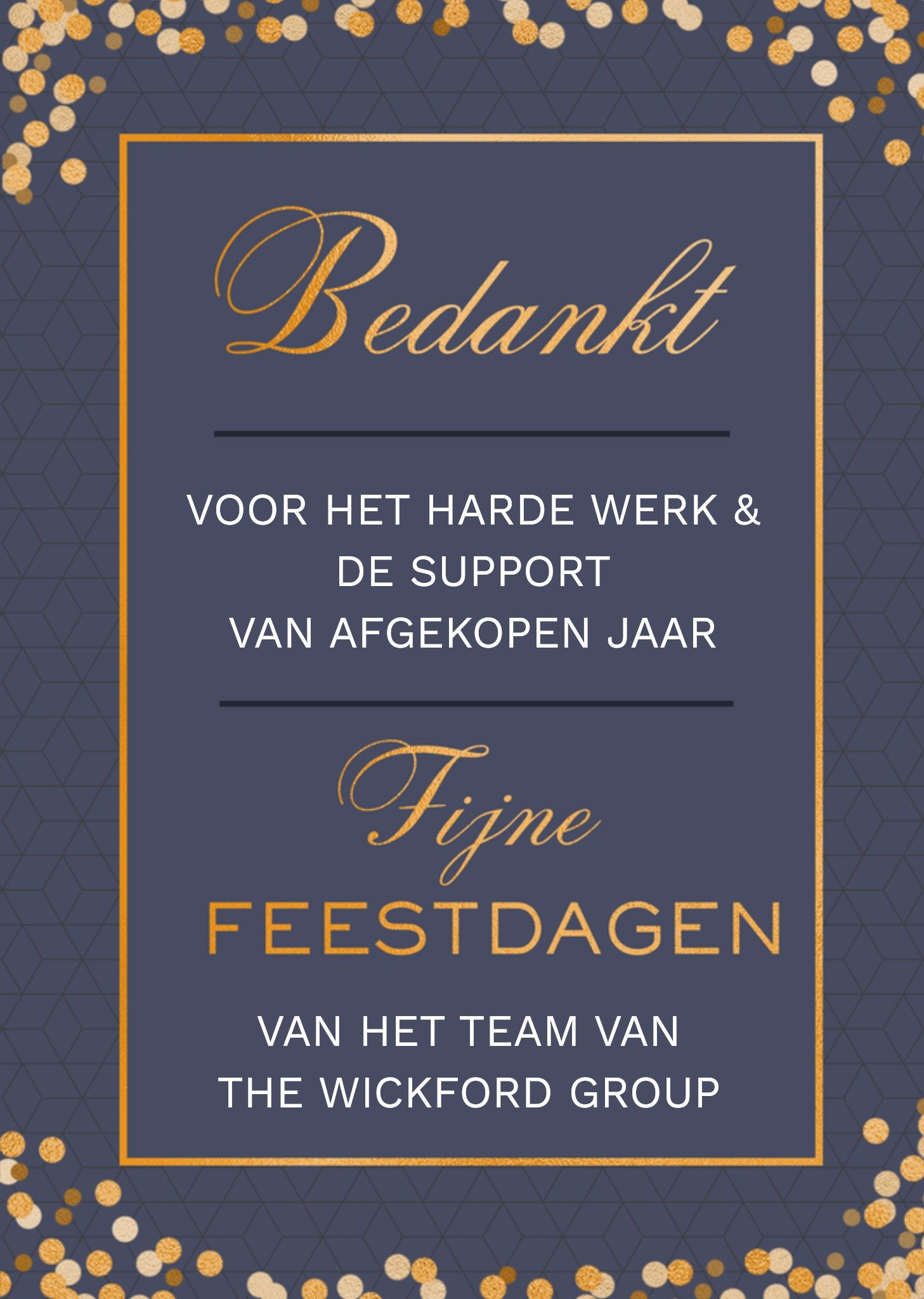 Greetz Kerstkaart Fijne feestdagen Standard Card