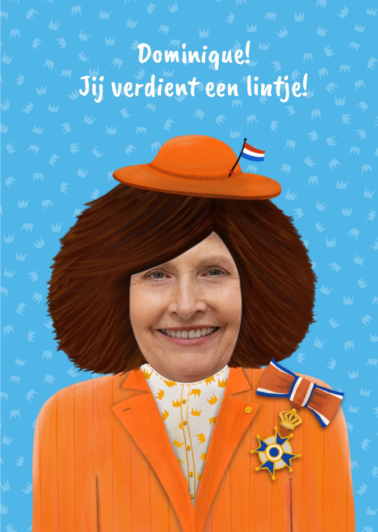 Greetz Koningsdag kaart Humor Standard Card