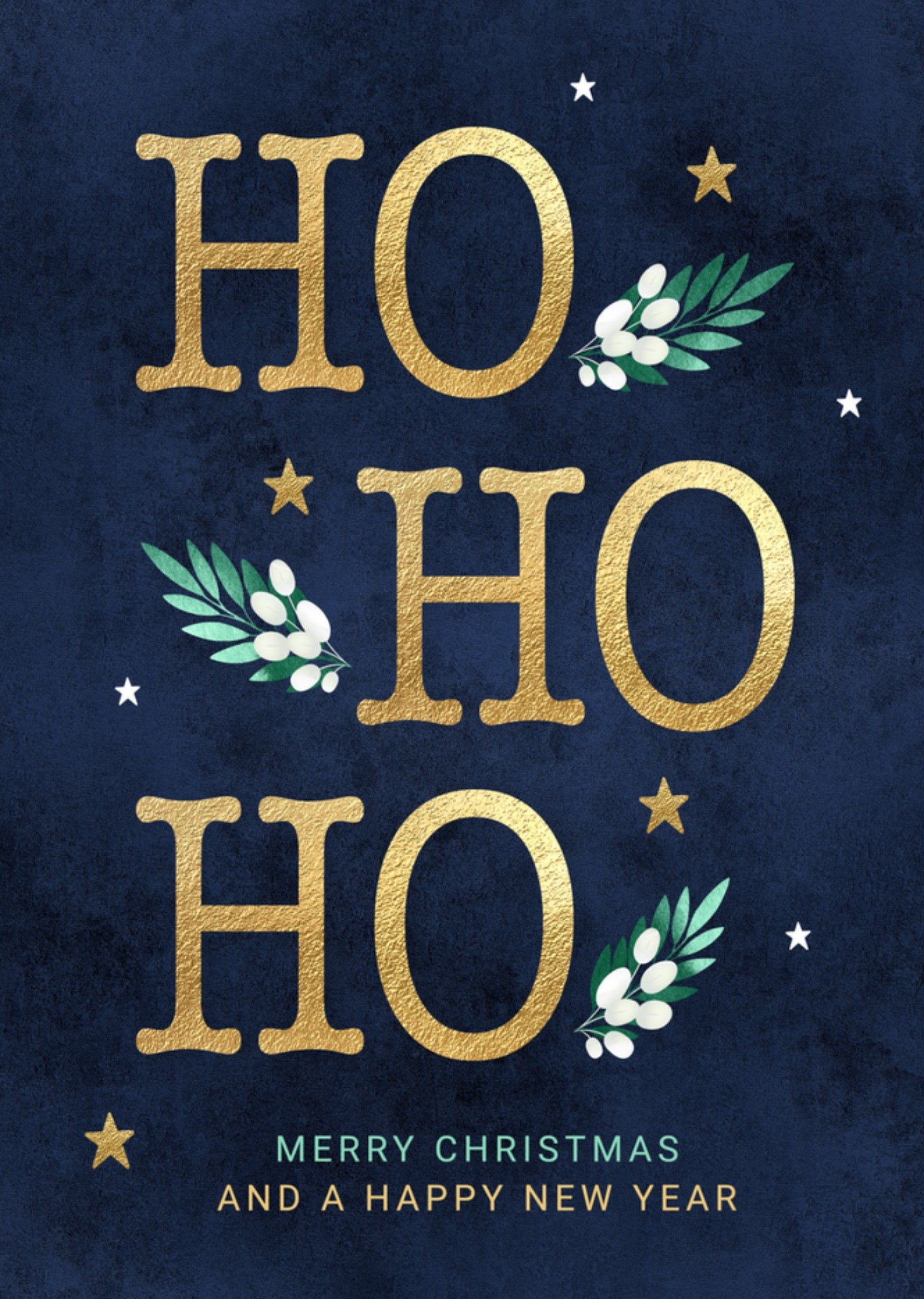 Kerstkaart hohoho Luckz